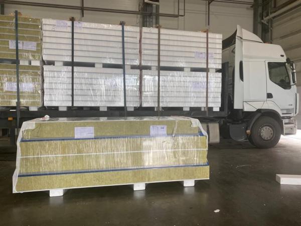 Сэндвич Панели 150мм МВУ (Минеральная вата) ПЭ (Полиэстэр) RAL 5005 Синий